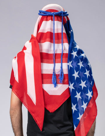 America Ghutra and Agal Headscarf – National Flag Prints
