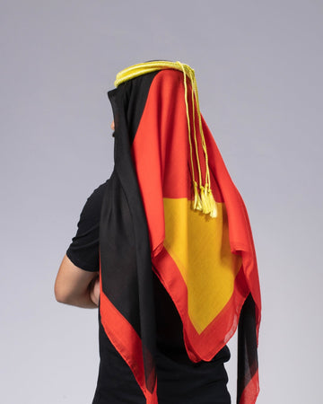 Germany Ghutra and Agal Headscarf – National Flag Prints