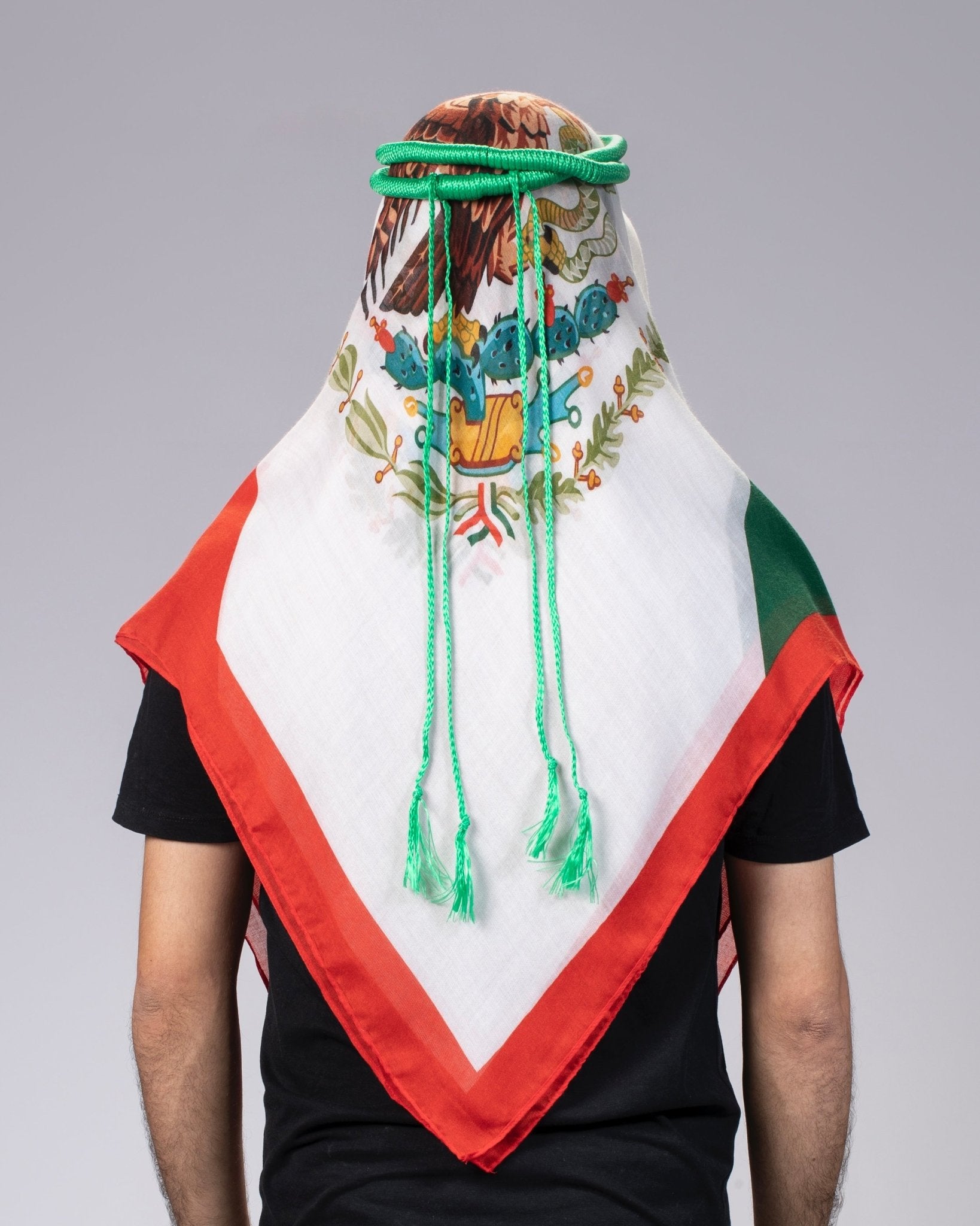 Mexico Ghutra and Agal Headscarf – National Flag Prints - Ghutramundo