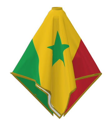 Senegal Ghutra and Agal Headscarf – National Flag Prints