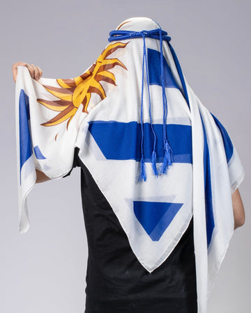 Uruguay Ghutra and Agal Headscarf – National Flag Prints