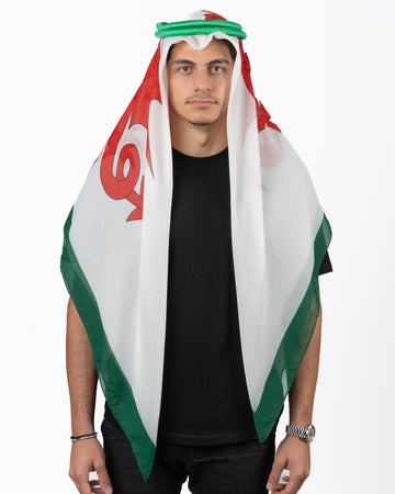 Wales Ghutra and Agal Headscarf – National Flag Prints