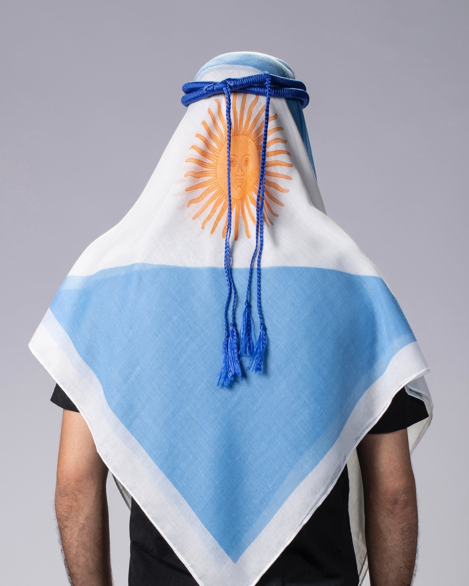 Argentina Ghutra and Agal Headscarf – National Flag Prints - Ghutramundo