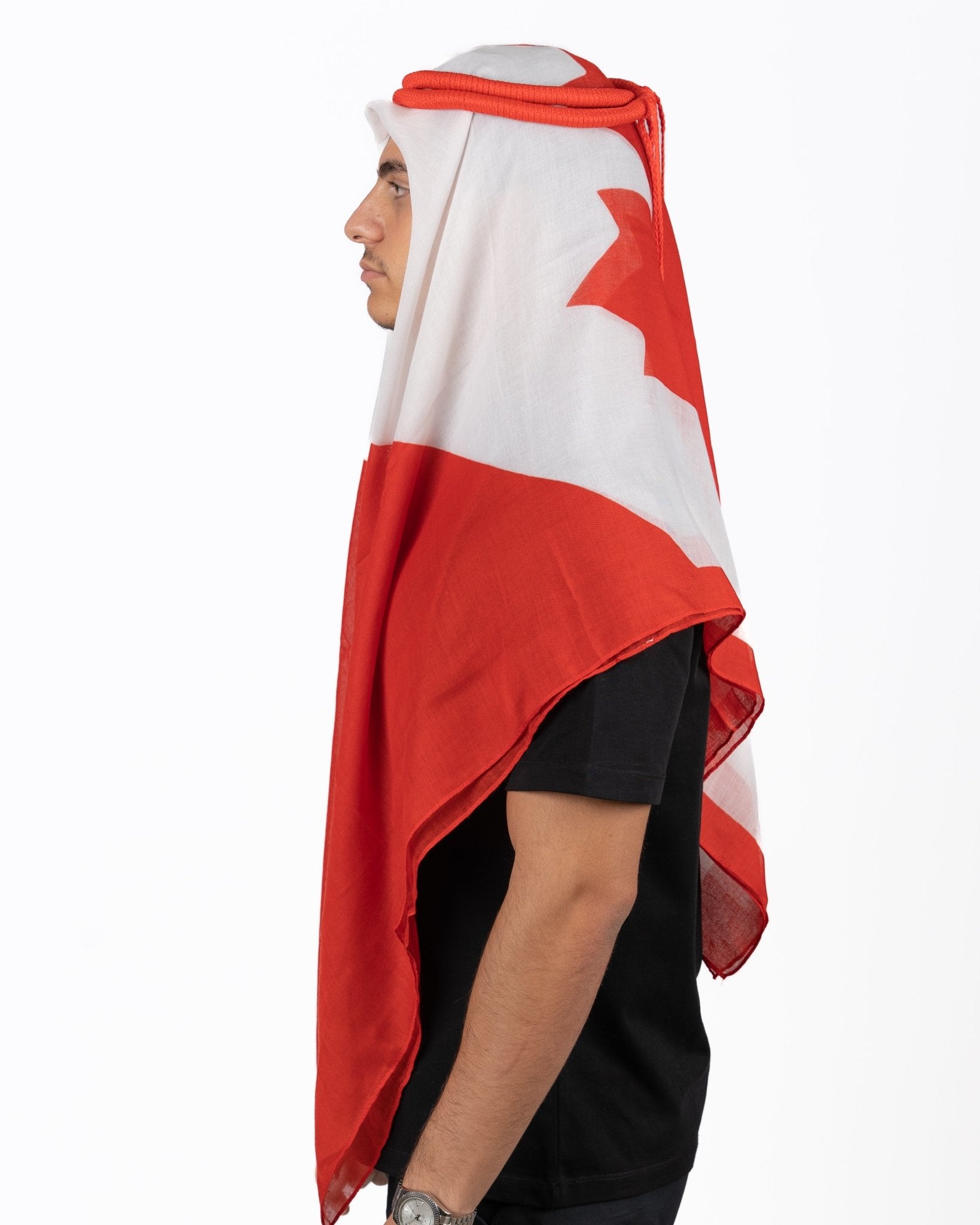 Canada Ghutra and Agal Headscarf – National Flag Prints - Ghutramundo
