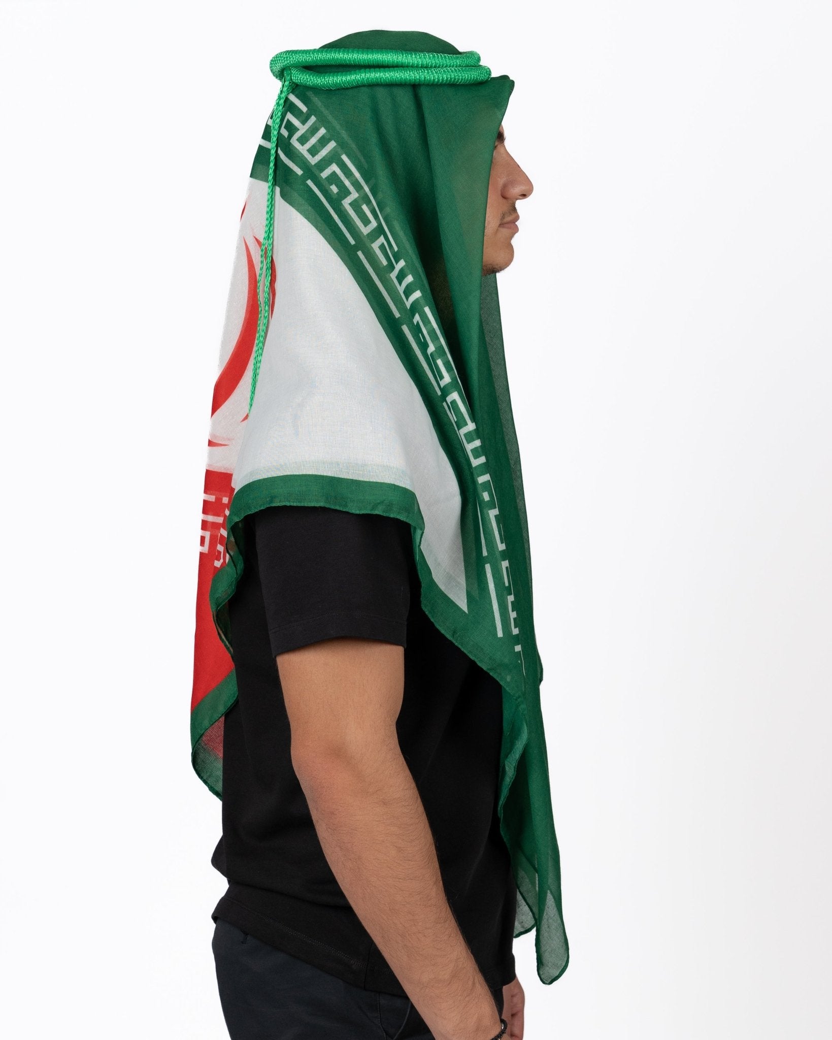 Iran Ghutra and Agal Headscarf – National Flag Prints - Ghutramundo