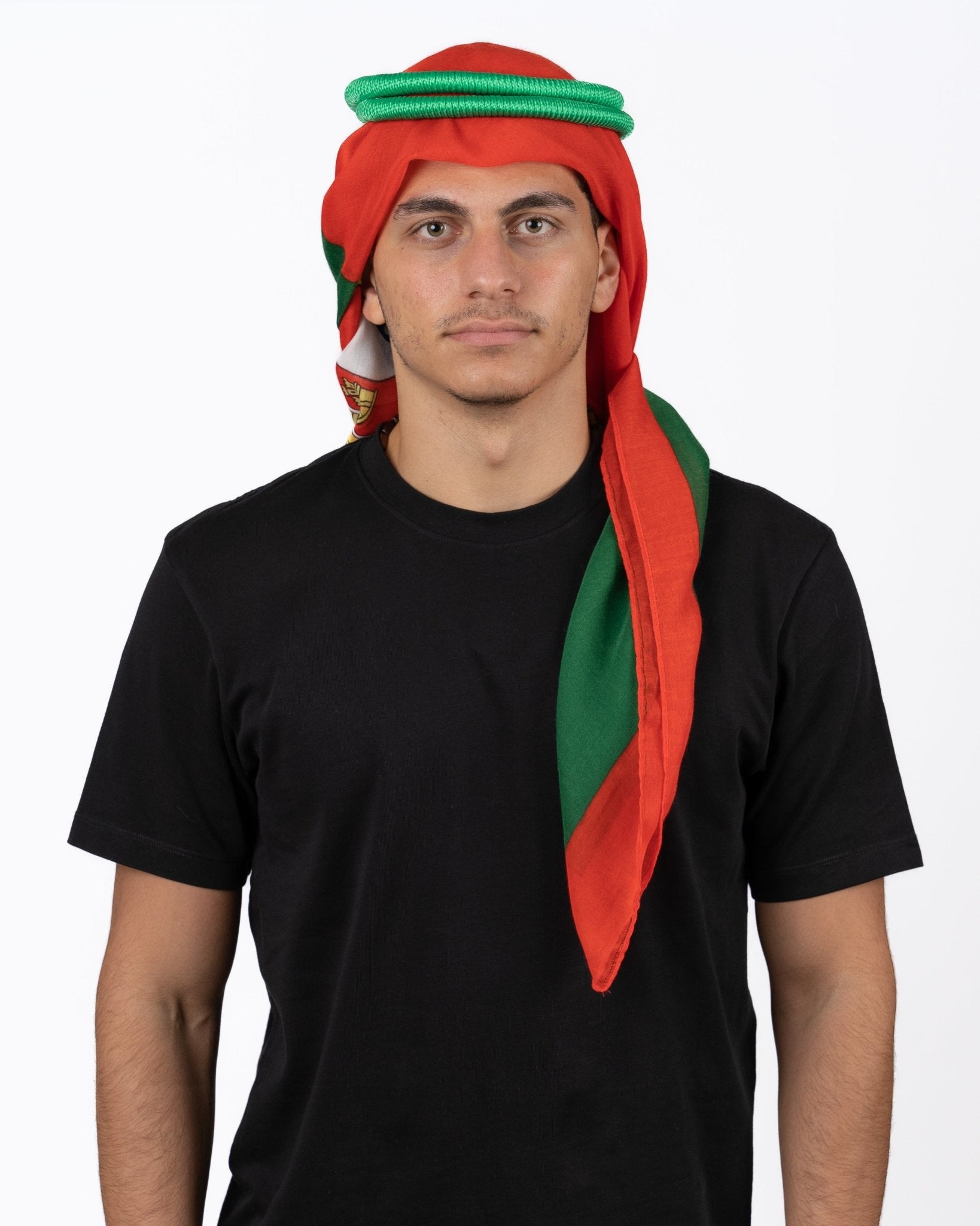 Portugal Ghutra and Agal Headscarf – National Flag Prints - Ghutramundo