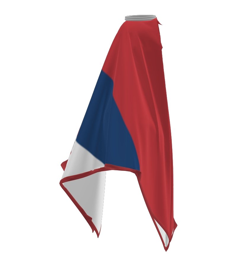 Serbia Ghutra and Agal Headscarf – National Flag Prints - Ghutramundo