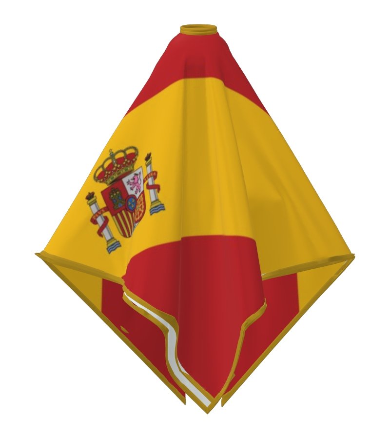 Spain Ghutra and Agal Headscarf – National Flag Prints - Ghutramundo