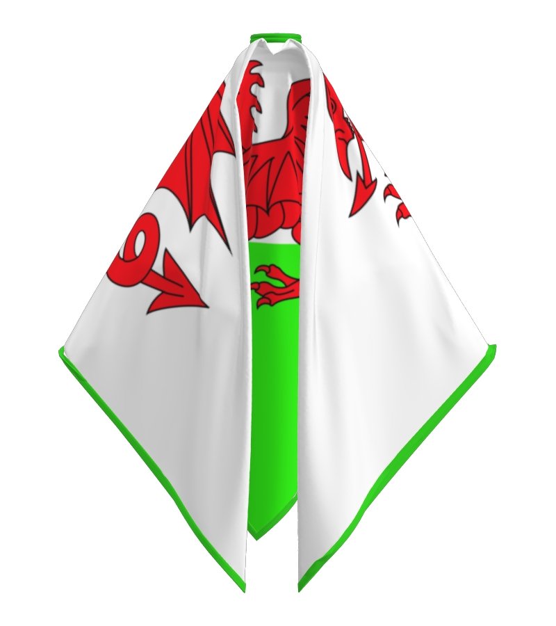 Wales Ghutra and Agal Headscarf – National Flag Prints - Ghutramundo